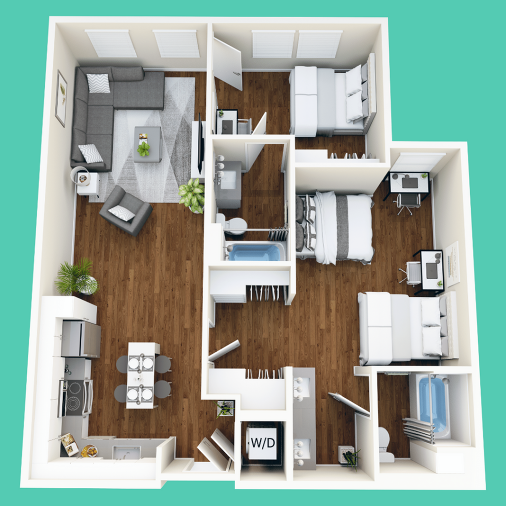 2BR/2BA – B1